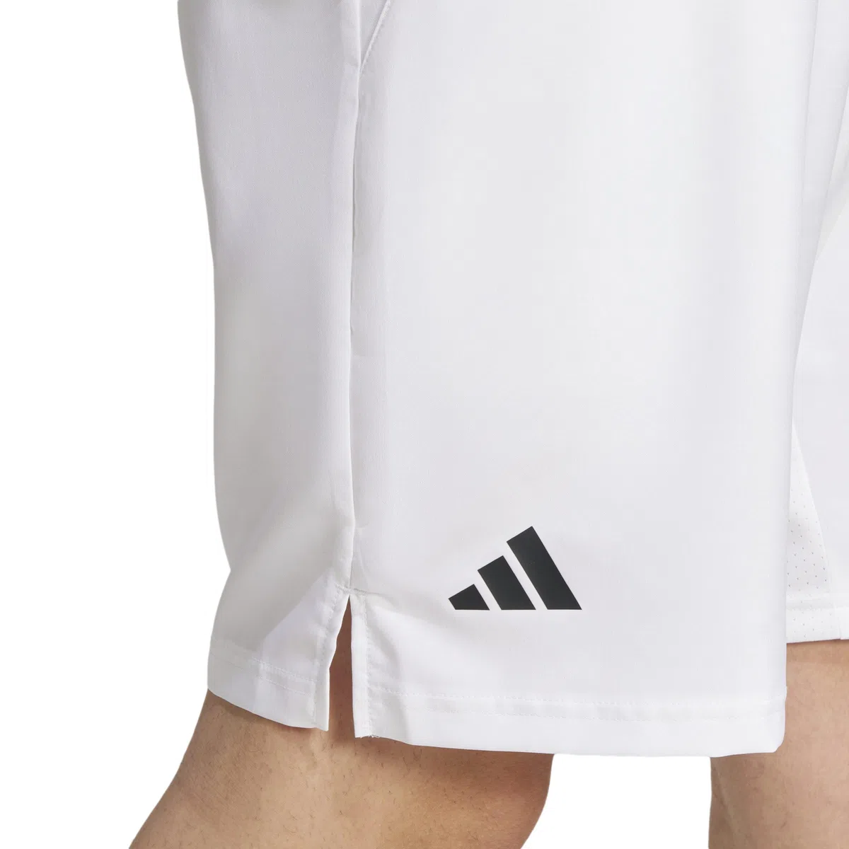 adidas Uomo Club Tennis Climacool 3-Stripes Shorts, White, XXL