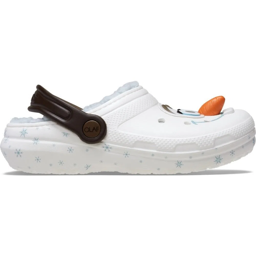 Crocs Frozen Olaf Lined Classic Clog T, Zoccoli Unisex - Bambini e Ragazzi