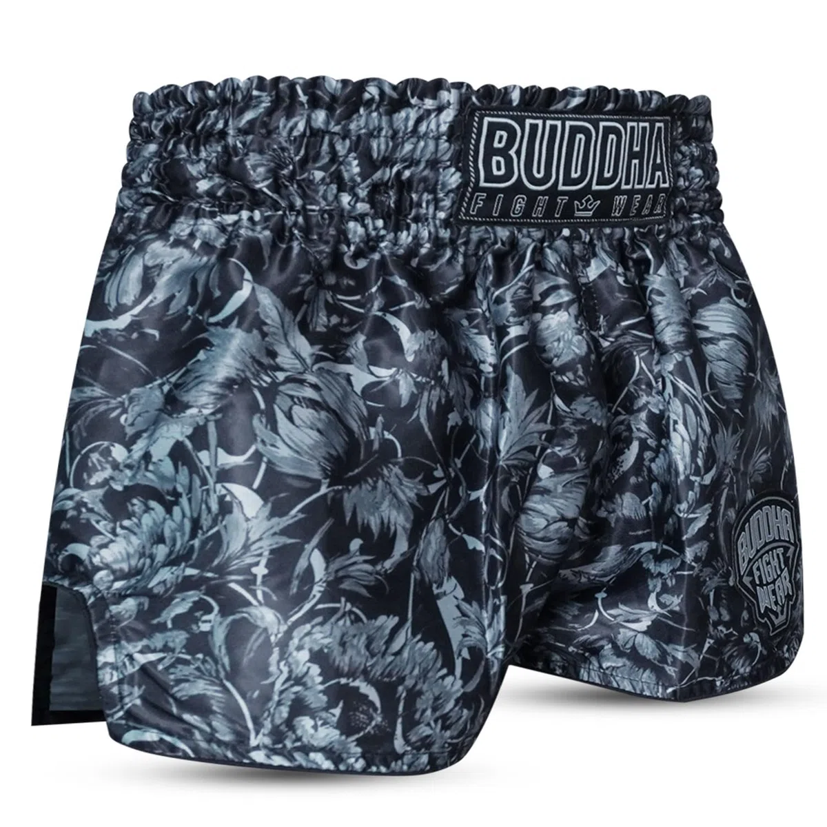 Buddha Fight Wear - Pantaloni Muay Thai e Kick Boxing Modello Diavolo Europeo - Tessuto Raso Premium - Nuovo