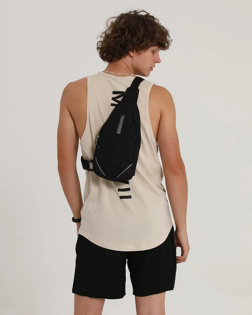 Waterfly Antifurto Zaino Monospalla Borse a Spalla Uomo Donna Sportivo Zaino a Tracolla Monospalla Borsello Petto Sling Bag per Scuola Lavoro Trekking Viaggio Uomo Tracolla