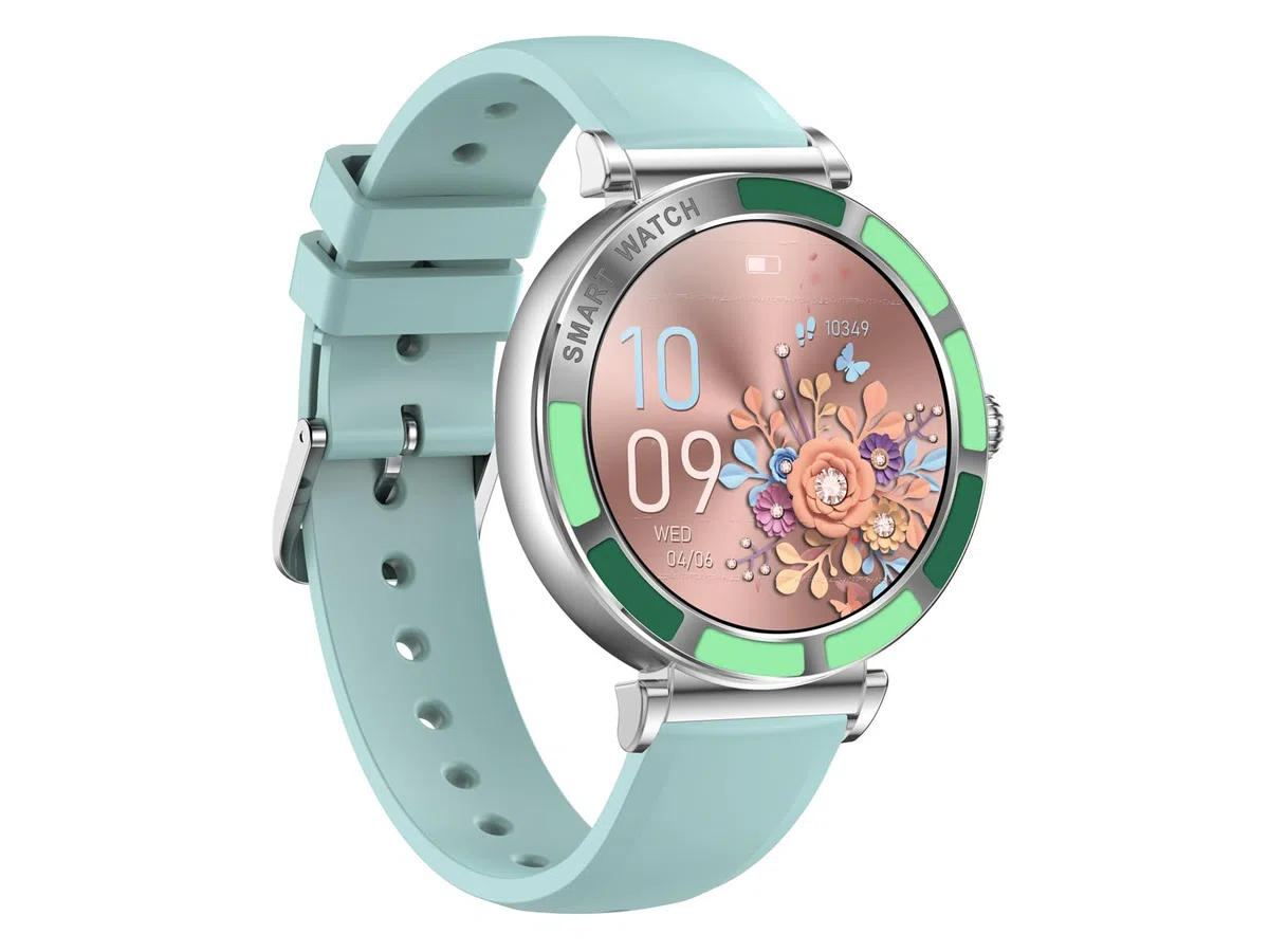 Trevi T-FIT 245 L Smartwatch con Funzione Chiamata Wireless, Display Full Touch 1.27", Monitoraggio Sonno, Passi, Frequenza Cardiaca, Esercizio Fisico, Notifiche Chiamate e Messaggi Social, Verde
