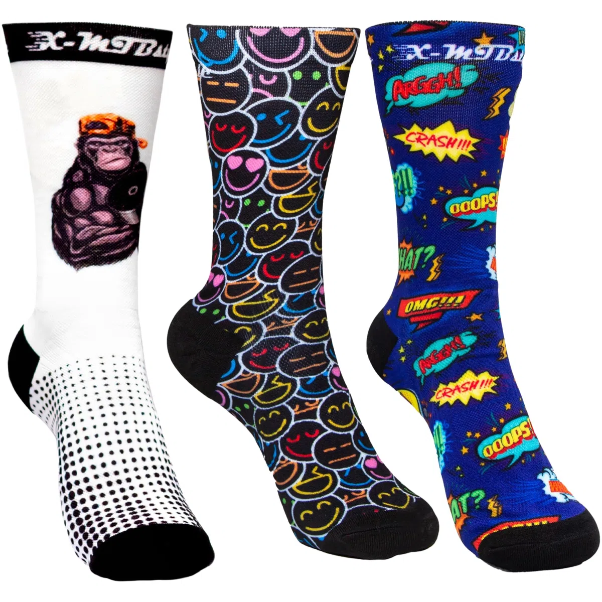 Calzini Uomo Divertenti - Calzini Running Uomo - Calzini Sport Donna - Calzini Crossfit - Calzini Ciclismo - Calzini Padel