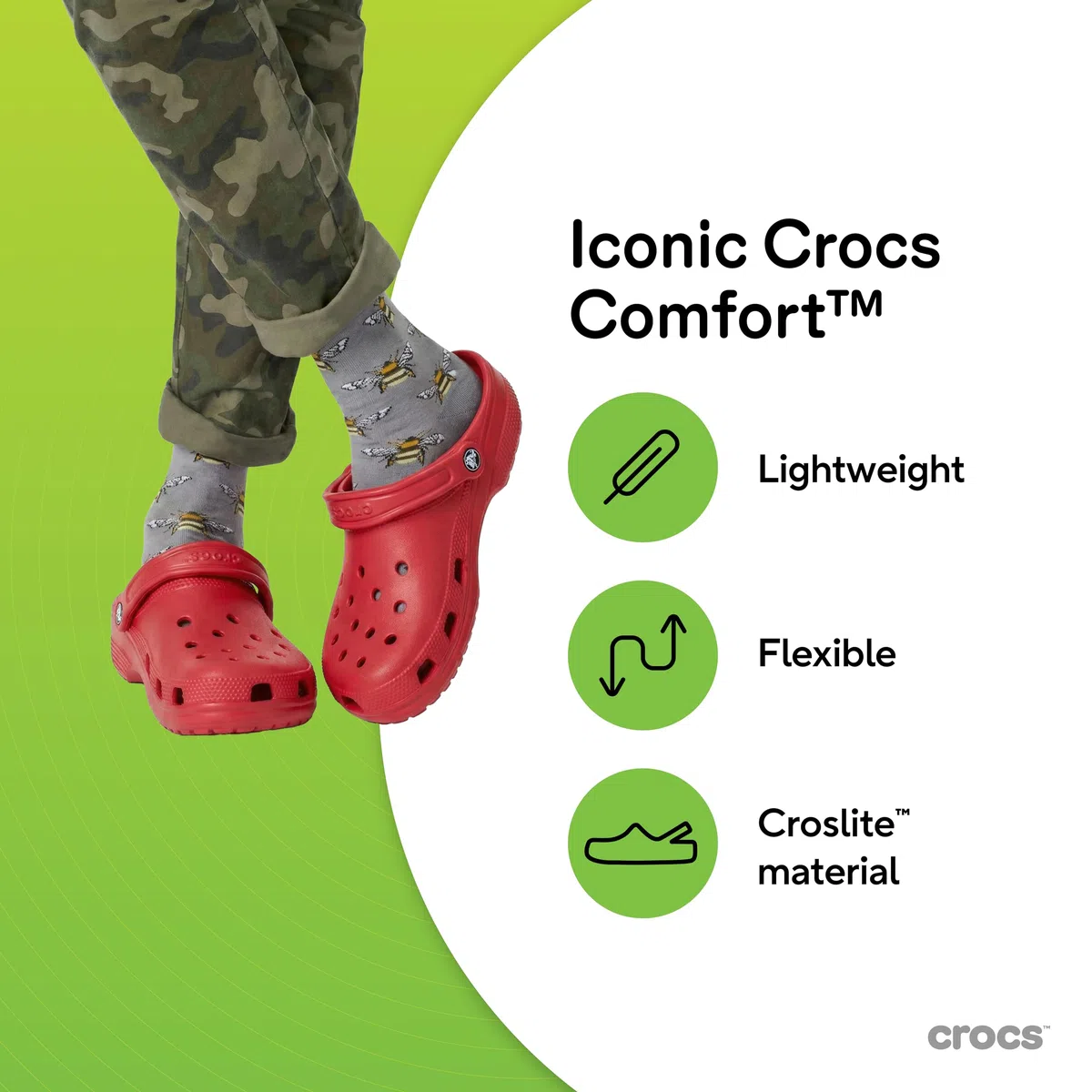 Crocs 10001-2 - Classic Clog ZoccoliUnisex - Adulto