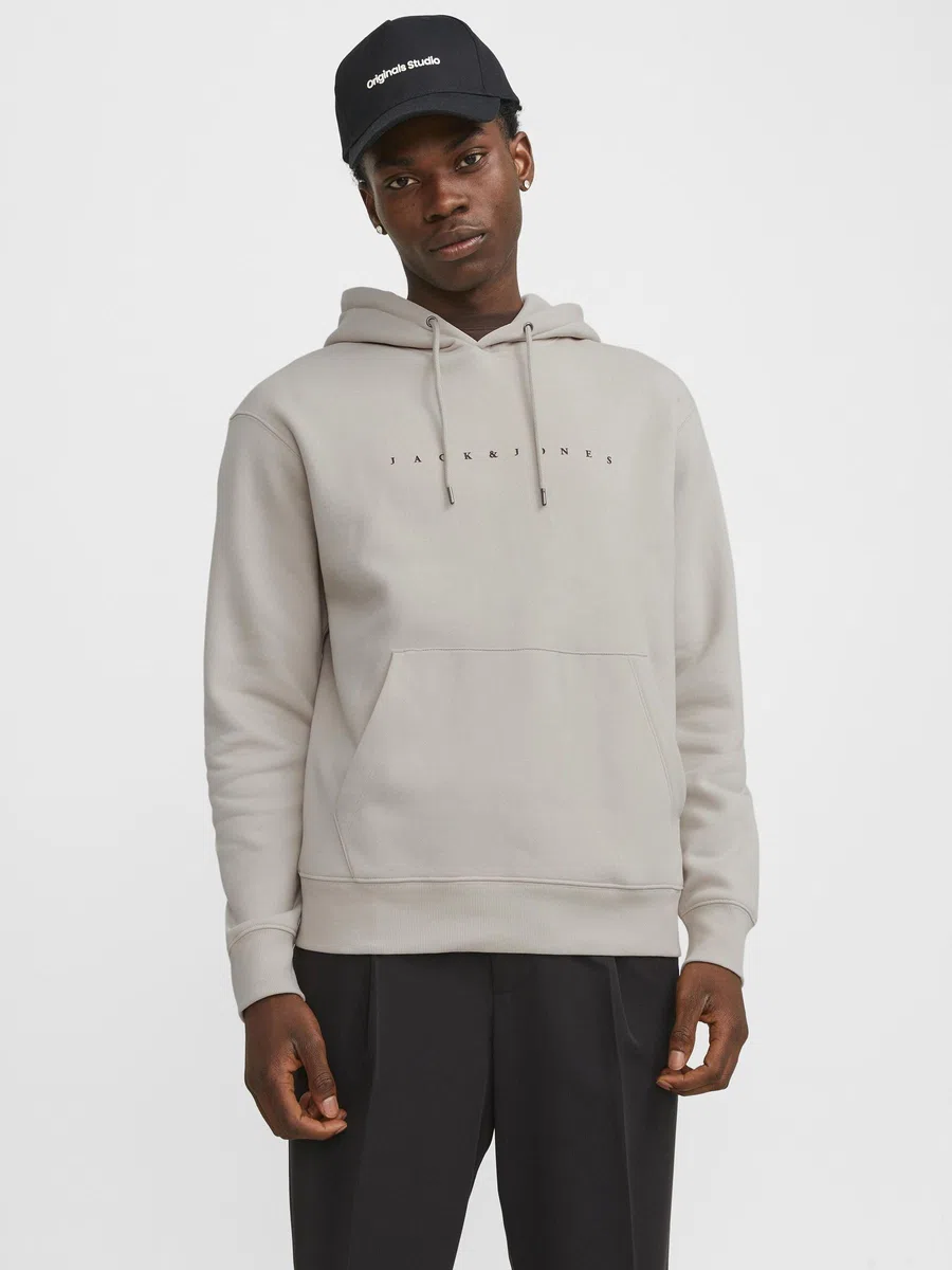 Jack & Jones Jjestar Jj Sweat Hood Noos Felpa con Cappuccio da Uomo