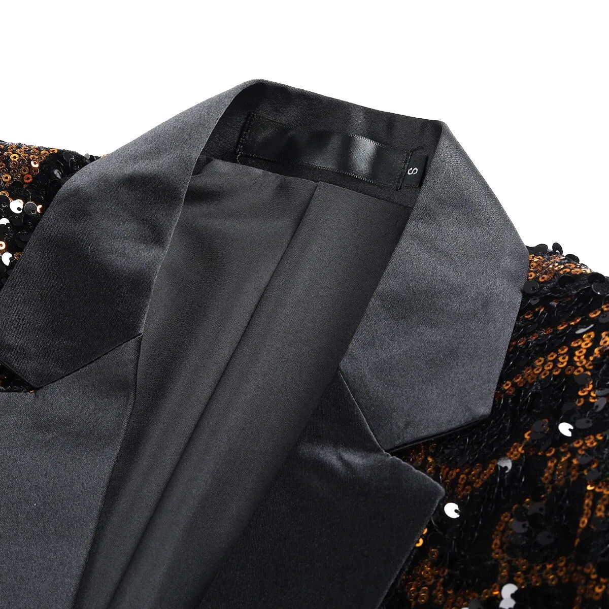 Allthemen Blazer Uomo Casual in Velluto Scollo Notch di Lusso Giacca Slim Fit Floral Prints Chic Jackets