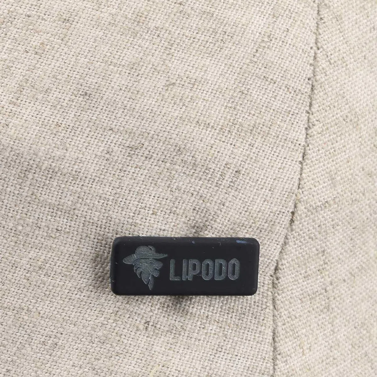LIPODO Coppola Uomo Lino Beige Made in Italy 60% Cotone 40% Lino Berretto con Visiera Inserto e Fodera in Rete Estivo Primavera Estate