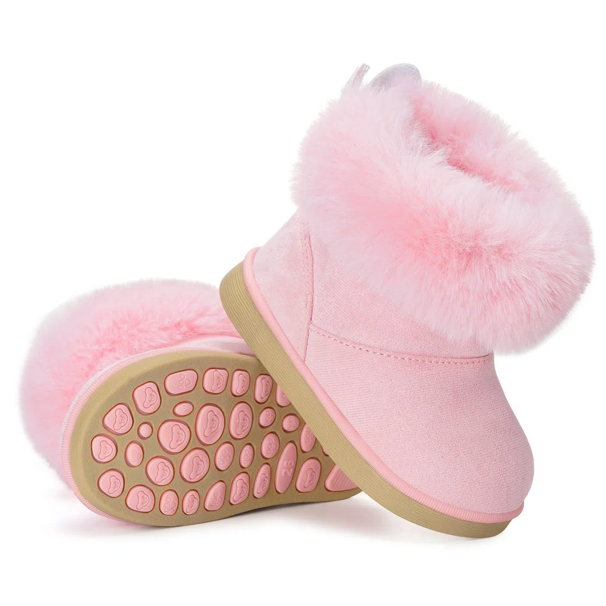 KVbabby Stivali Bambine Stivaletti da Neve Ragazze Caldo Fodera Bambini Stivali da Neve Scarpe da Invernali Antiscivolo Boots All'aperto