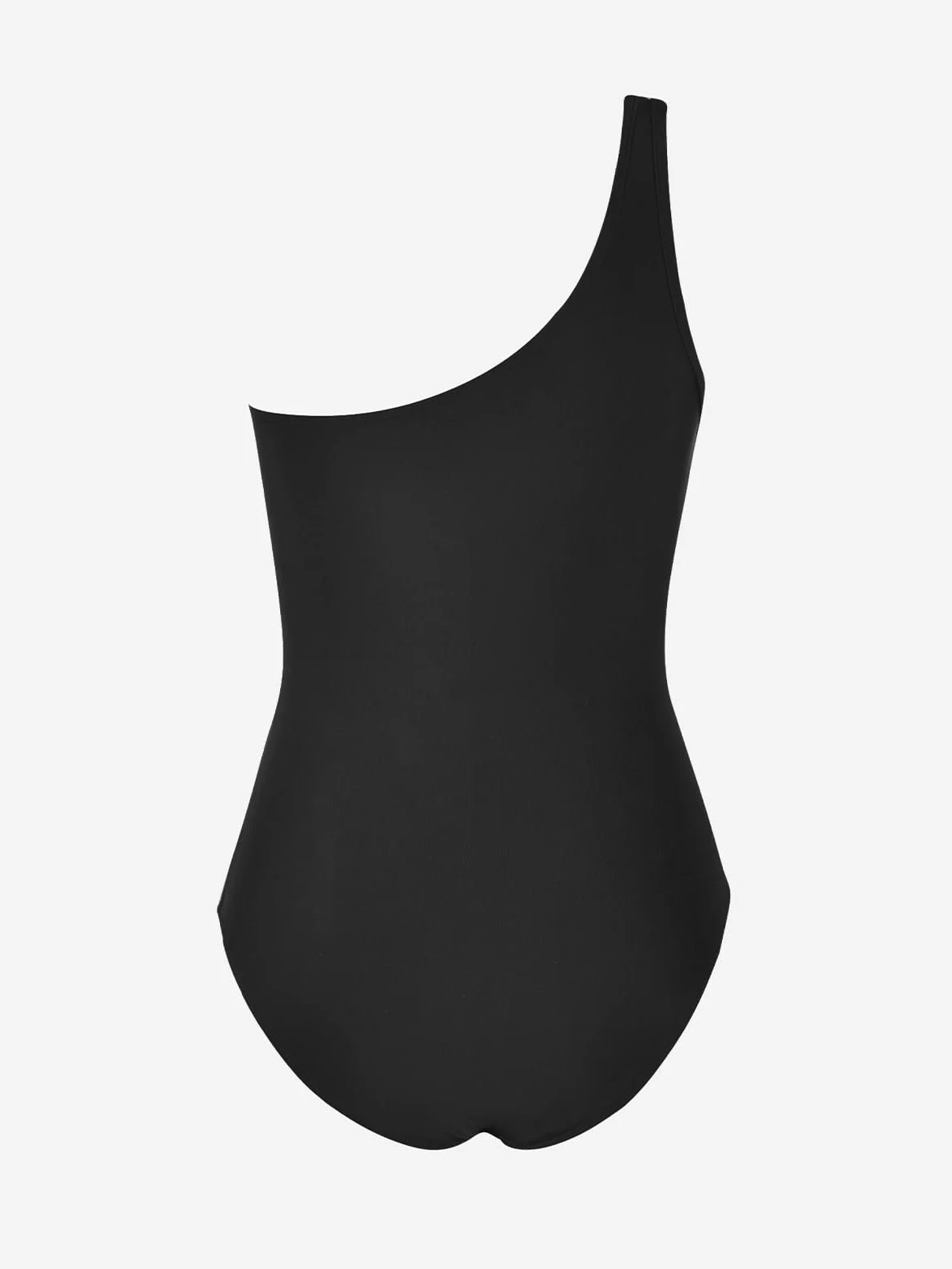 CUPSHE, Costume da bagno intero da donna per il controllo della pancia, increspato sul collo, asimmetrico con una sola spallina, in rete