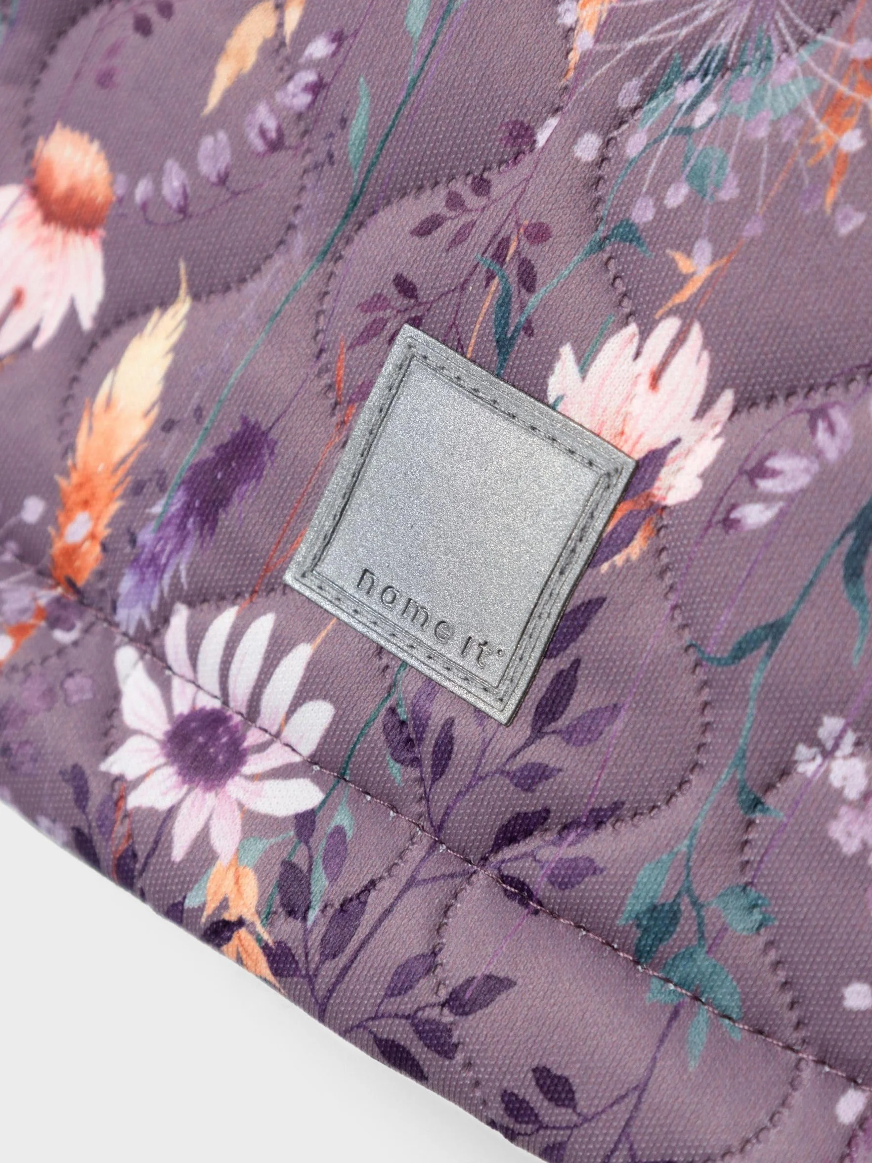 NAME IT Nmfmoon Quilt Set Aop 1fo Tuta da sci Bambine e ragazze