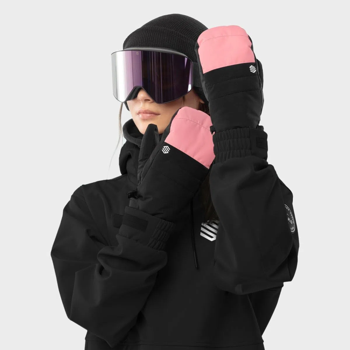 SIROKO - Muffole da Sci e Snowboard PITZTAL Pink