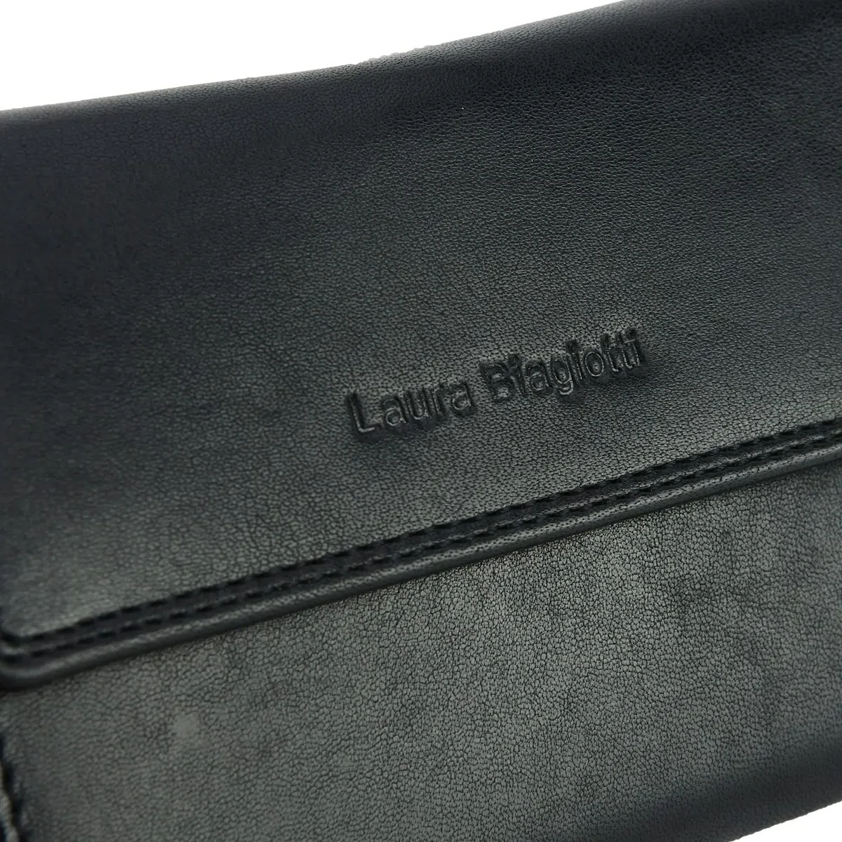 Laura Biagiotti Portafoglio Donna In Vera Pelle, Spazioso Con Scatola Regalo