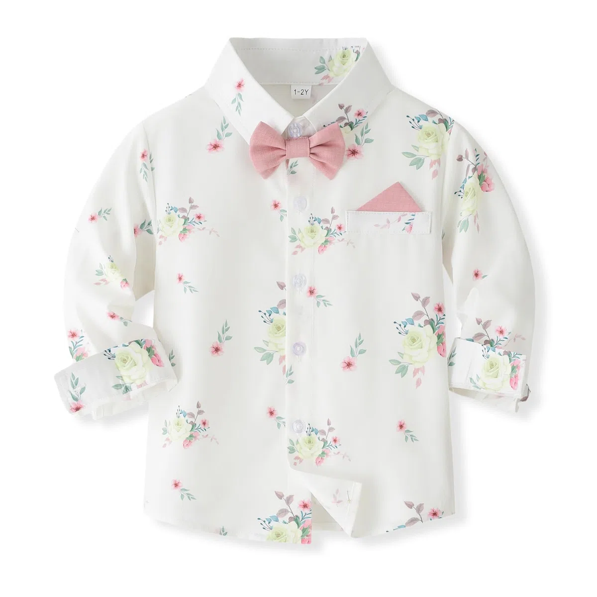 Bambino Ragazzo Abito Formale Set Gentiluomo Abiti Camicia a Manica Lunga con Papillon Bretella Pantaloni Ragazzi Abiti da Sposa