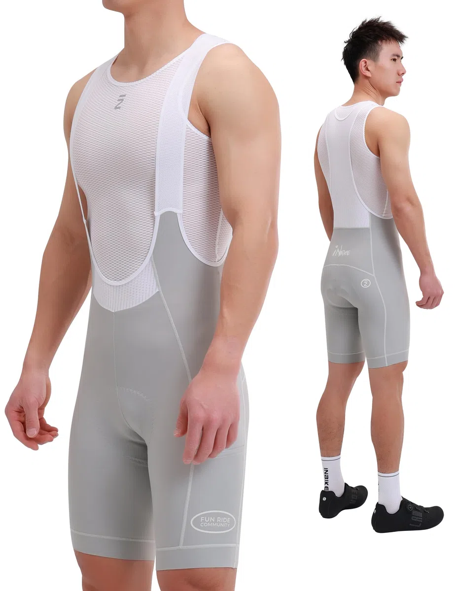 INBIKE Salopette Ciclismo Uomo con Fodello 3D Salopette Bici da Strada Pantaloncini MTB Traspirante Asciugatura Rapida Abbigliamento Ciclismo Estivi