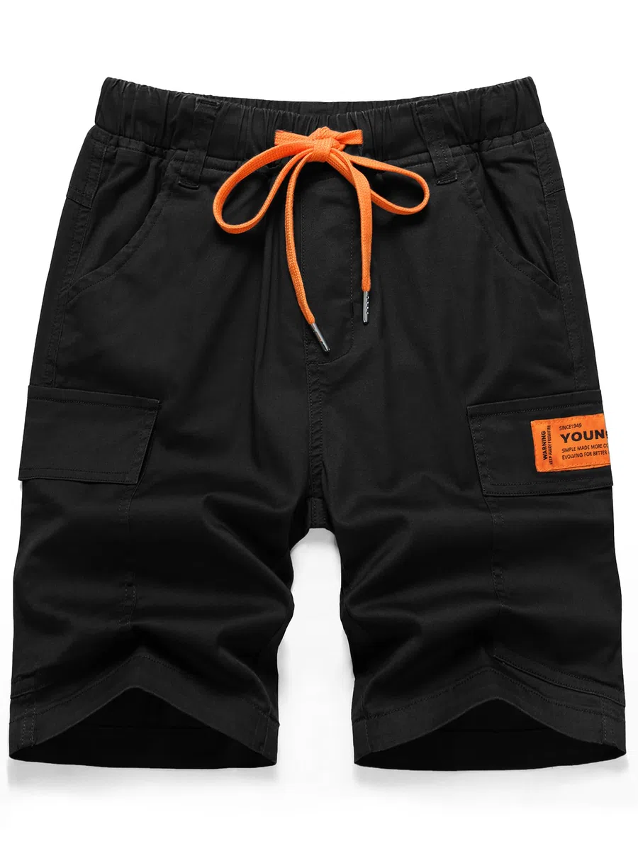 YoungSoul Pantaloncini Cargo Ragazzo Bermuda Bambino Elastico in Vita