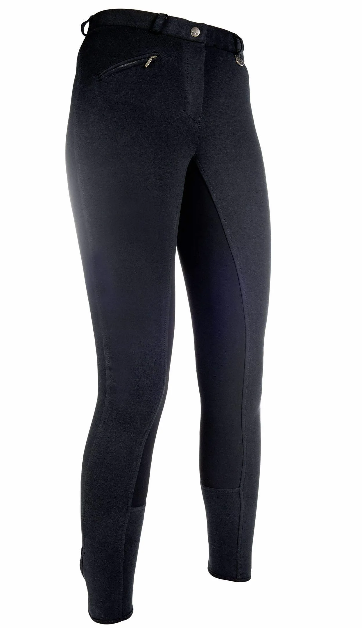 HKM - Reithose -Basic Belmtex Grip- 3/4 Besatz, Pantaloni da Equitazione Bambini e Ragazzi