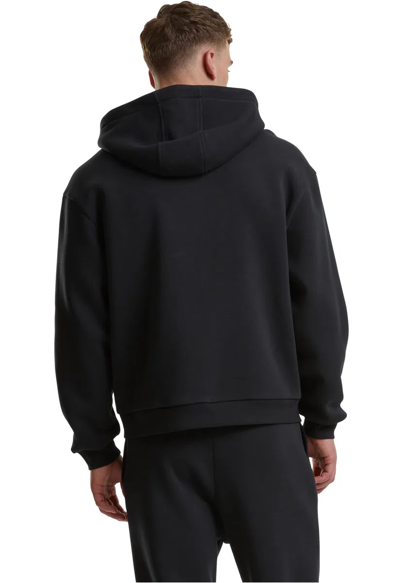 Urban Classics Fluffy Zip Hoody Uomo Felpa Jogging Nero Regular