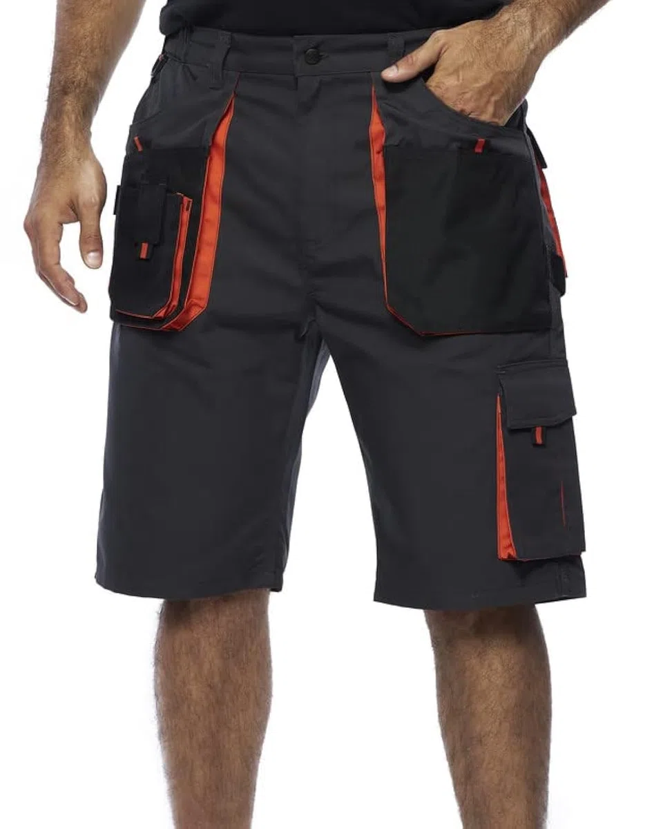 MAZALAT work wear Pantaloni Corti Lavoro Uomo, Estivi Pantaloncini da Lavoro, Taglie Grandi Fino S-3XL, Multi Tasche, Bermuda da Lavoro, Abbigliamento Uomo