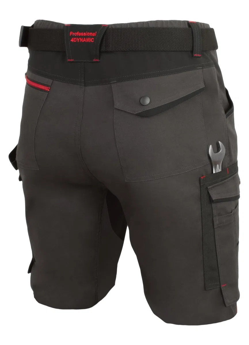 ART.MAS Pantaloni da lavoro professionali Professional4DYNAMIC – Pantaloni al ginocchio con 4 direzioni, rinforzi Oxford, molte tasche