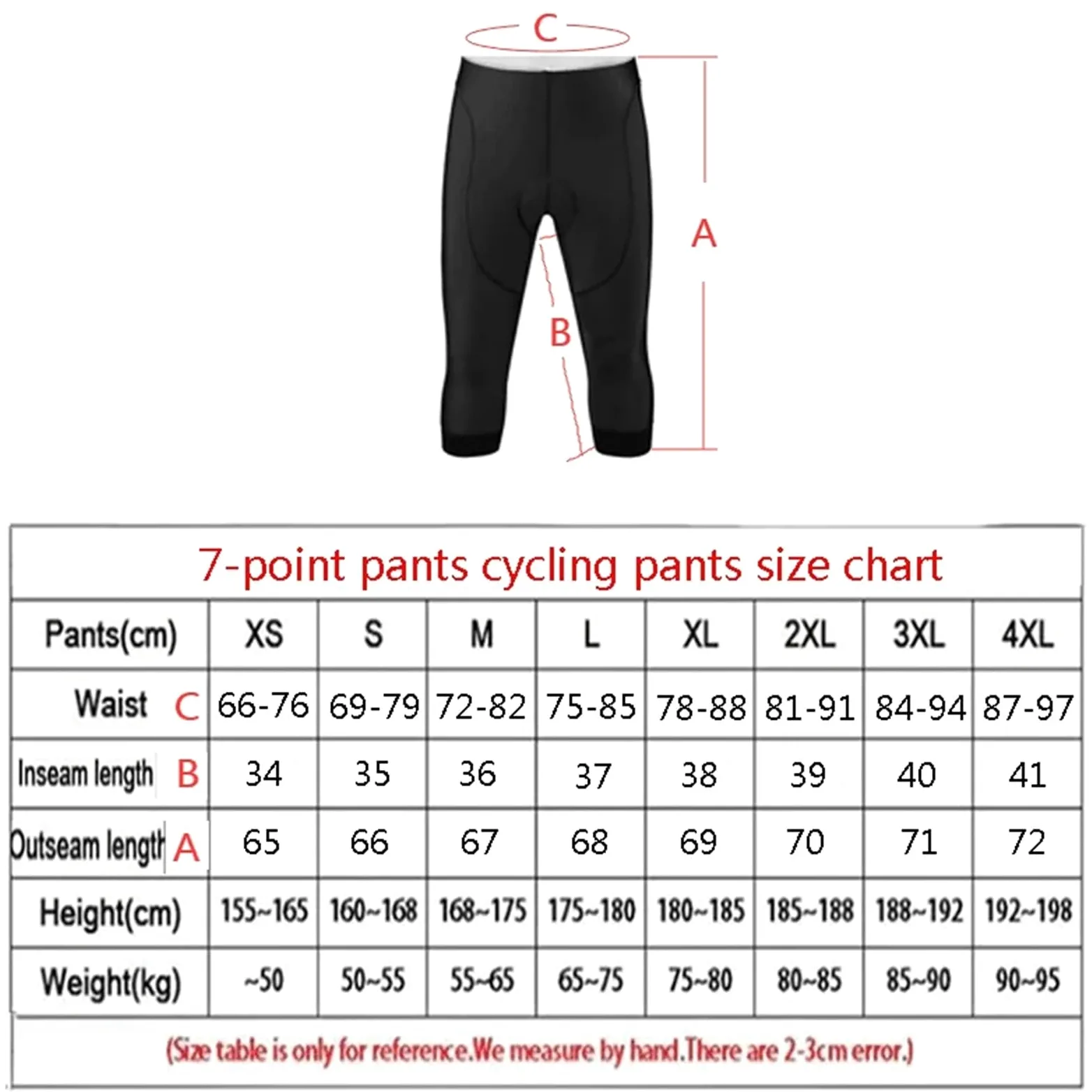 Pantaloncini Ciclismo Pantaloncini Neri con Bretelle da Ciclismo per Uomo, Imbottitura in Gel 19D, Pantaloni 3/4 Estivi, da MTB, Traspiranti e Asciugatura Rapida.(Black H Shorts,XL)