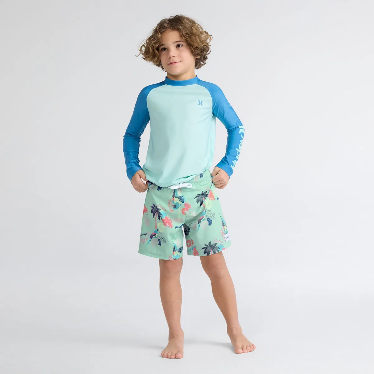 Hurley 88928 Costume da Bagno Pull-On Bambini e Ragazzi (Pacco da 2)