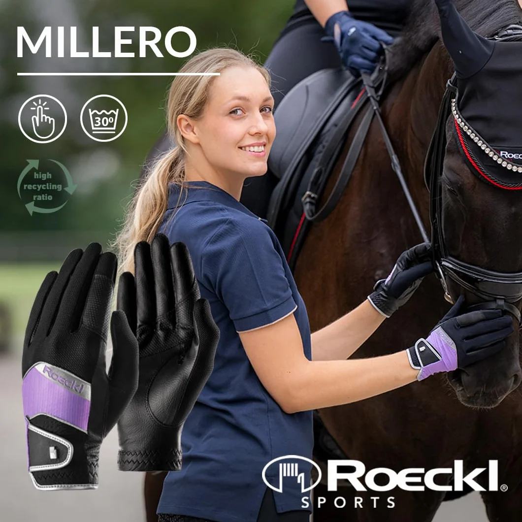 Roeckl Millero, Guanti da Equitazione Unisex Adulto