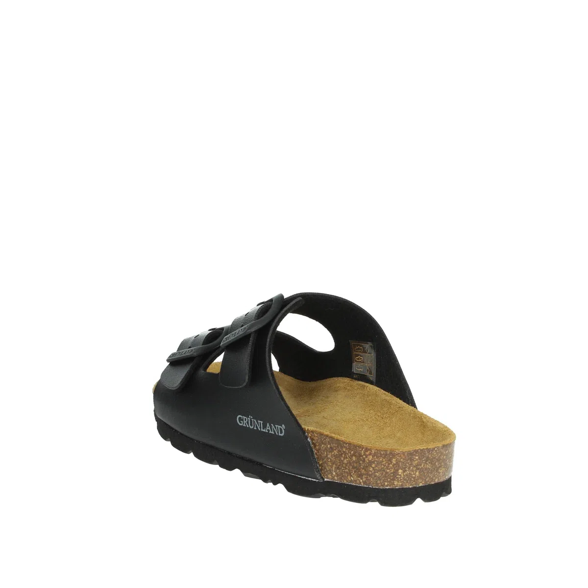 Grunland Luce CB3090 Nero Ciabatte Bambino Fibbie BIRK plantarino anatomico