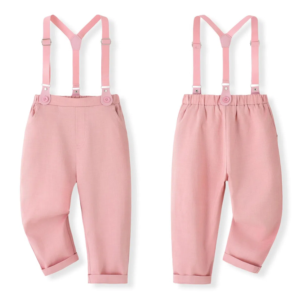 Bambino Ragazzo Abito Formale Set Gentiluomo Abiti Camicia a Manica Lunga con Papillon Bretella Pantaloni Ragazzi Abiti da Sposa