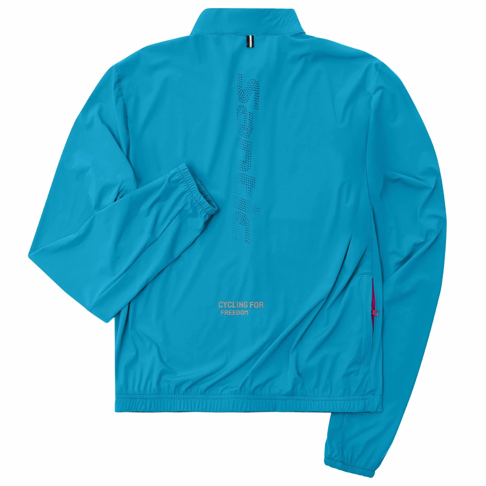 Santic Giacca da ciclismo da donna, per ciclismo, corsa, traspirante, leggera, protezione UV, per ciclismo, riflettente, da corsa