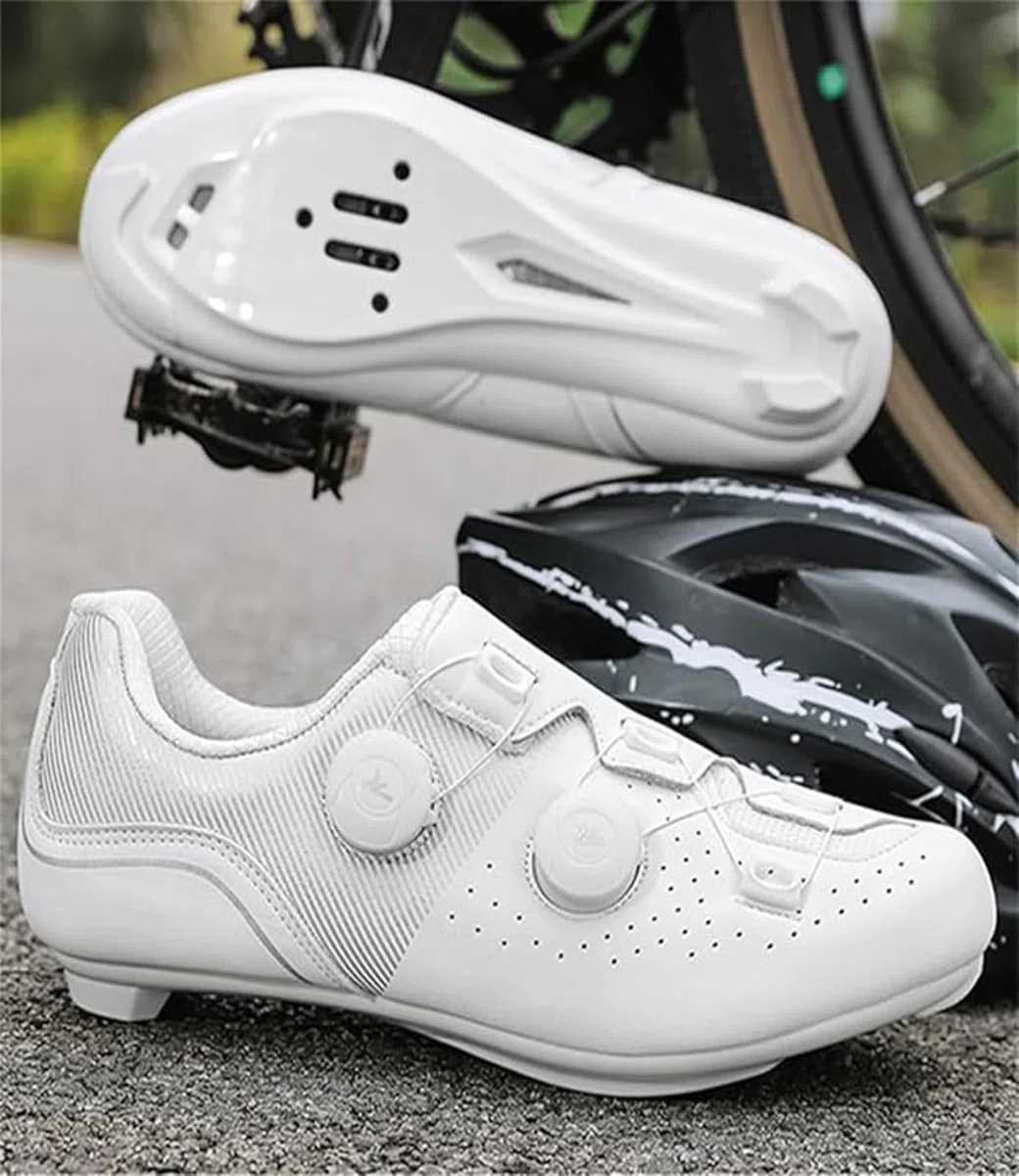 Hixingo Scarpe Ciclismo Strada Uomo, da Donna, Compatibili Pedali SPD SPD-SL Look Delta, Scarpe MTB Bike per Bici da Strada, Unisex Scarpes Ciclismo MTB Traspirante All'aperto per Bici 37-47 EU