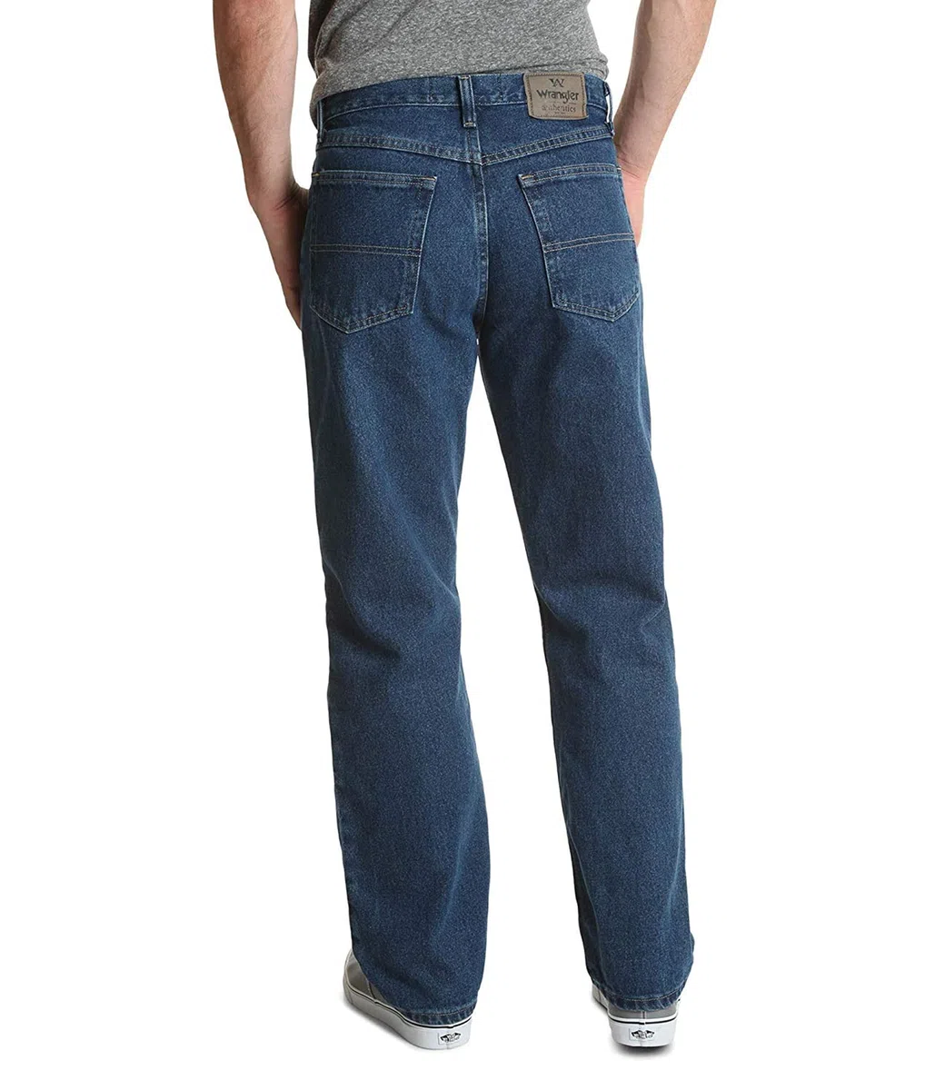 Wrangler - Jeans da Uomo Slavato Scuro