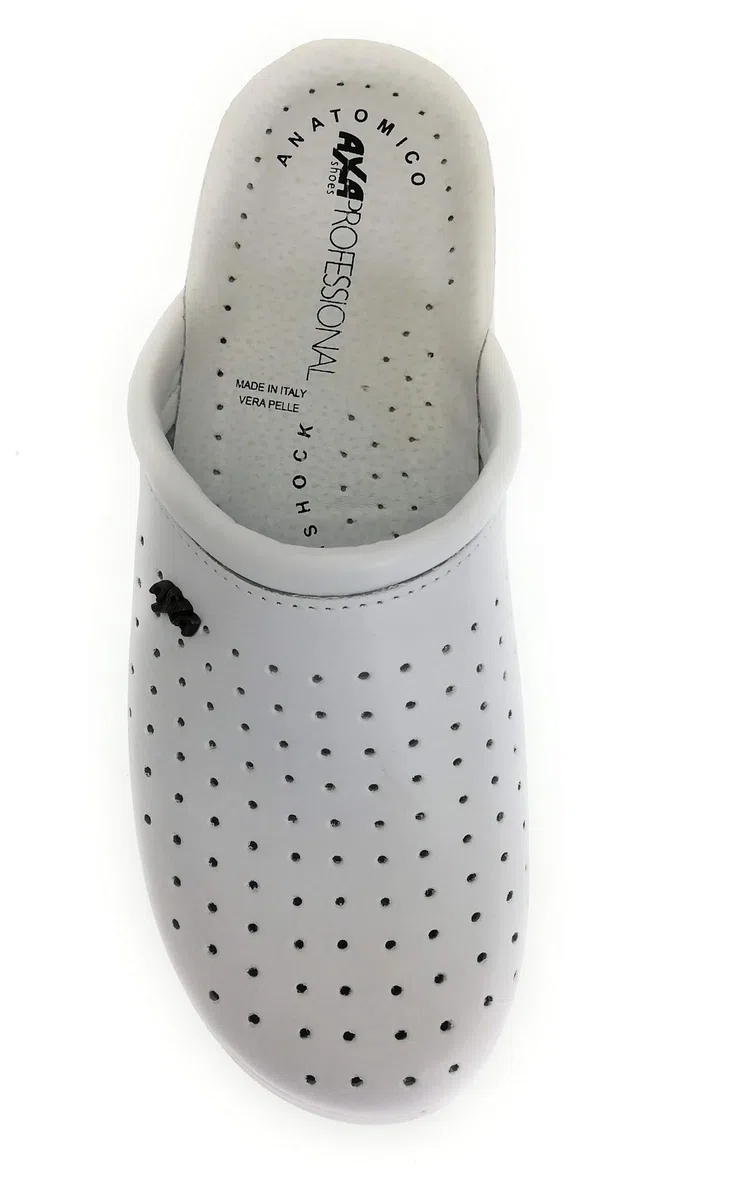 AXA SHOES Ciabatta Sanitaria Professional Made in Italy Vera Pelle Taglie da 36 a 40