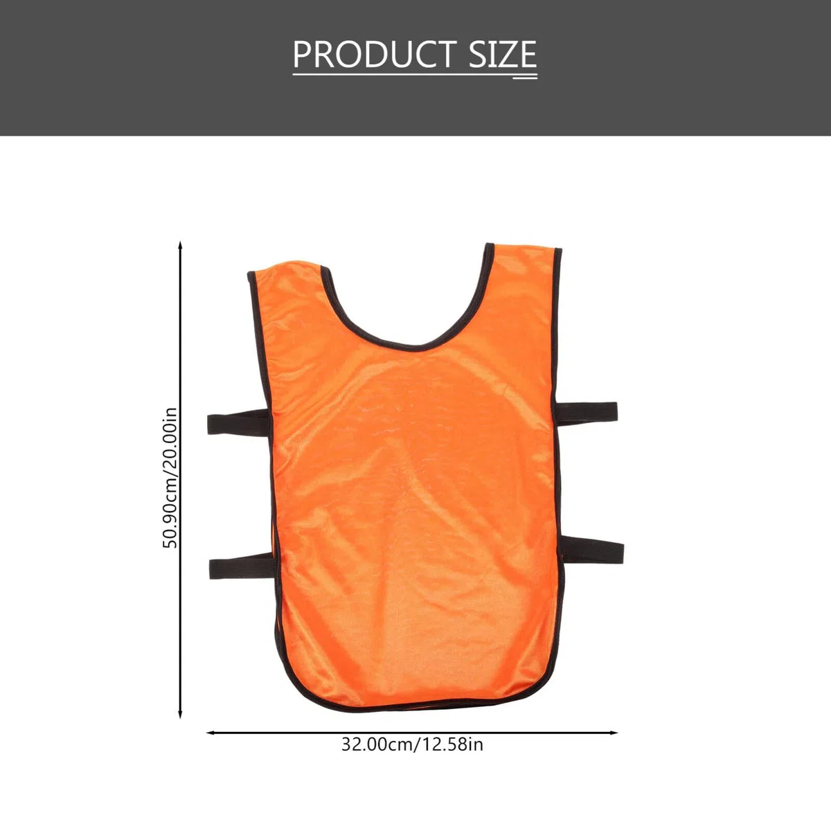 Sosoport 12pezzi Pettorine Sportive Per Allenamento Di Calcio e Basket Gilet Traspiranti e Lavabili Perfetti Per Sport Di Squadra Fluo e Arancio