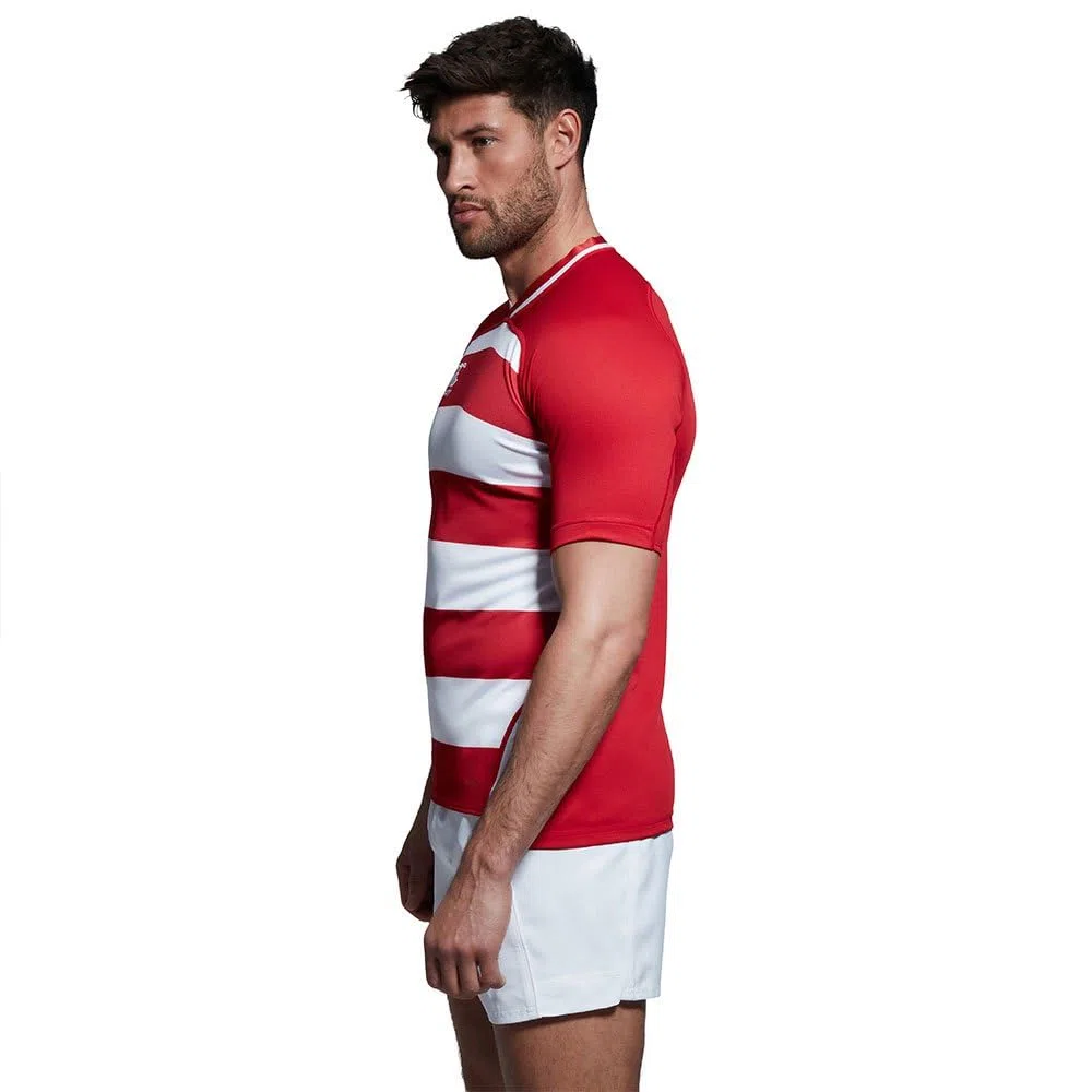 Canterbury Vapodri Evader Hooped Rugby Jersey Maglia Tecnica Rugby Uomo (Pacco da 1)