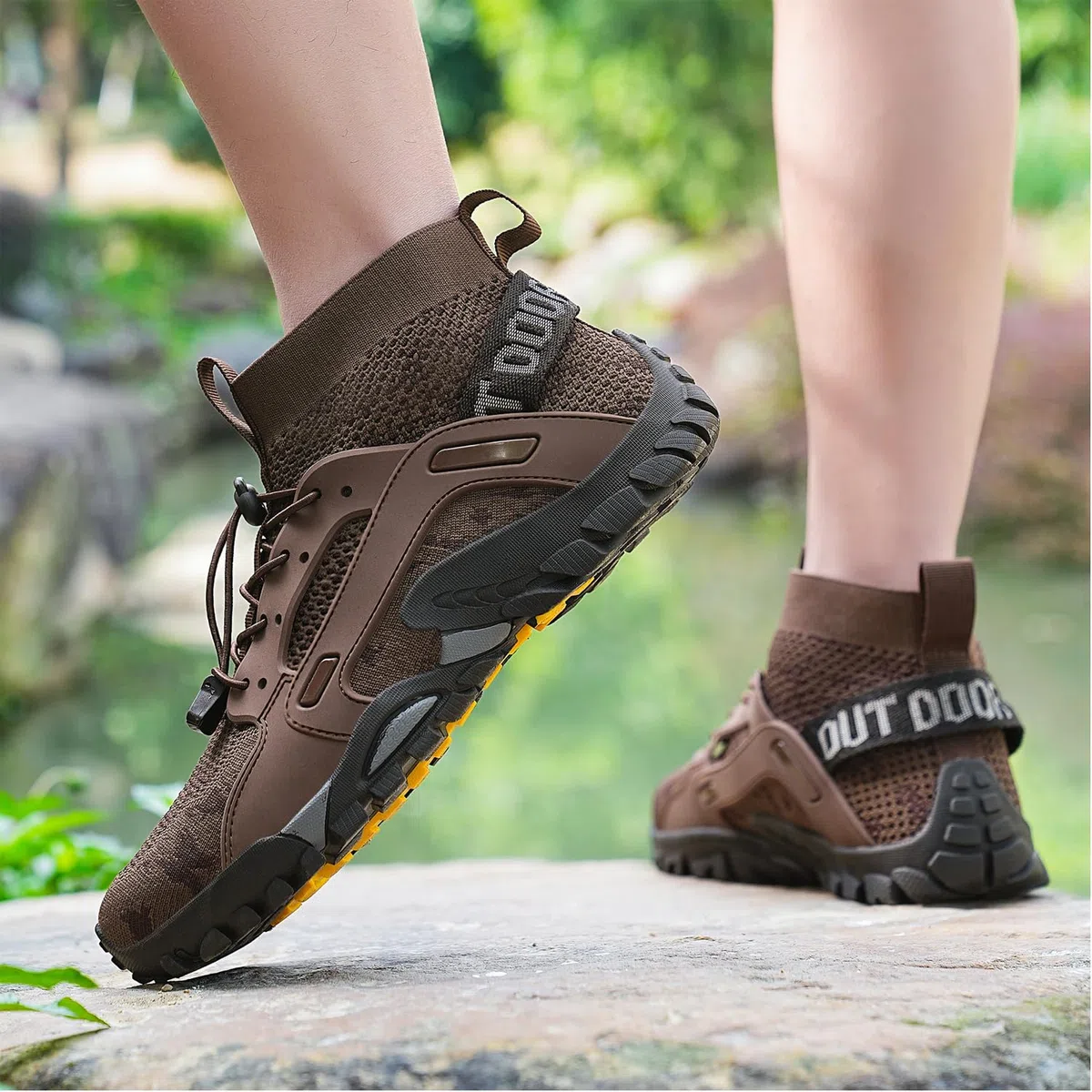 Scarpe da trekking per bambini, per attività all'aperto, antiscivolo, traspiranti, per camminare, trekking, ragazzi e ragazze