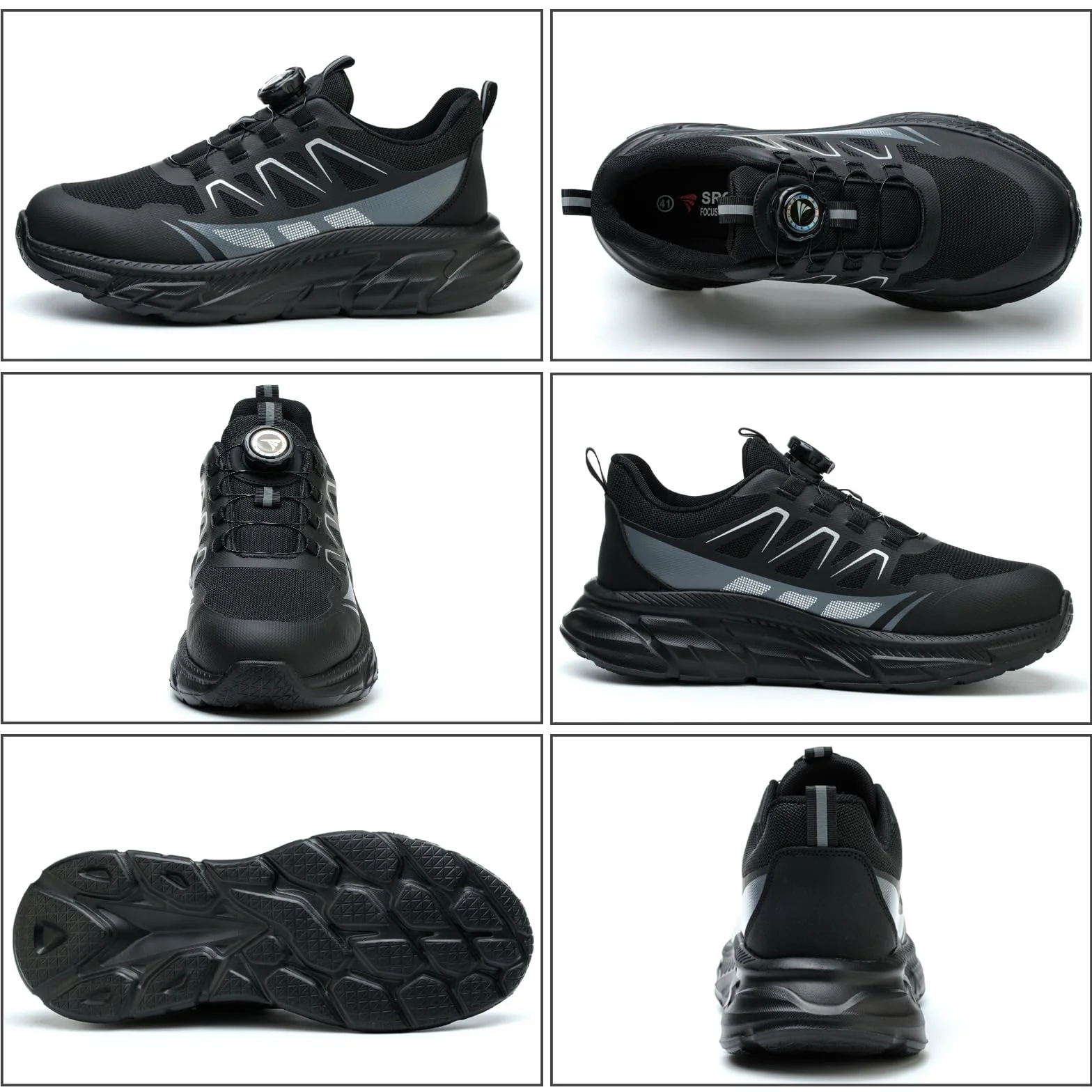 RASEARY Scarpe Antinfortunistiche Uomo Donna Leggere Scarpe da Lavoro Comode Scarpe da Antinfortunistica con Punta in Acciaio Traspiranti Antiscivolo Scarpe Protettive Industriali