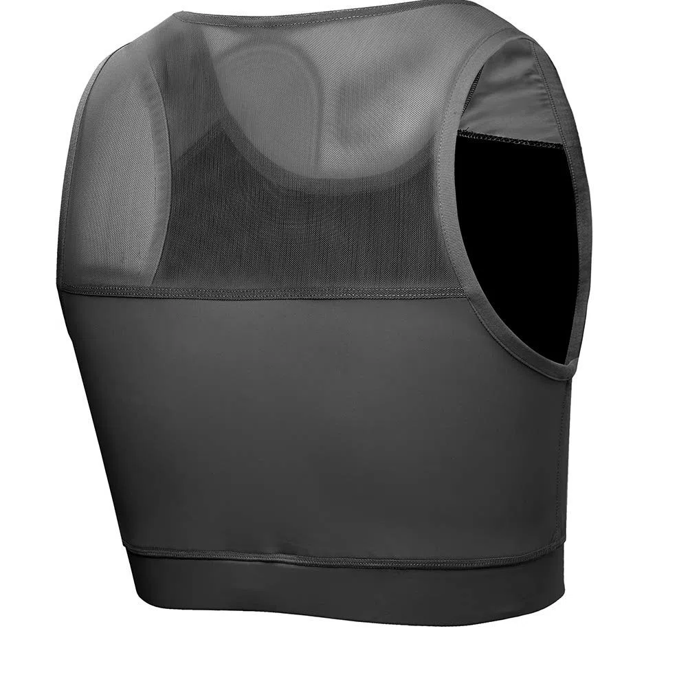 Idtswch Busto Raccoglitore per Transgender Raccoglitore Meno Mezzo FTM Raccoglitore Petto Reggiseno Compressione