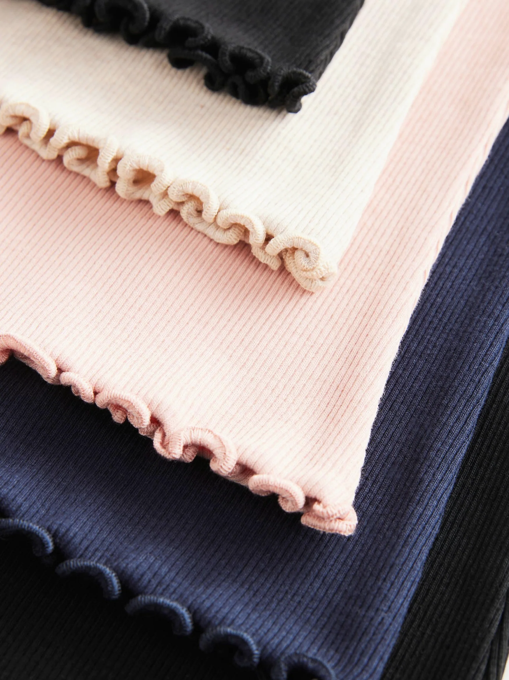 NEXT Ragazza Confezione 5 Leggings Svasati a Coste
