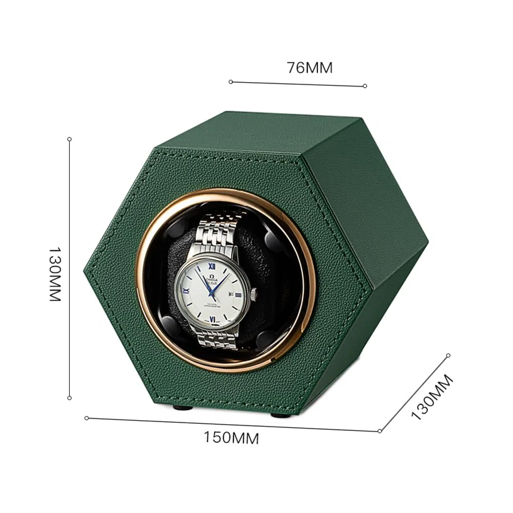 Scatola di carica automatica dell'orologio, caricatore di orologi singolo con motore Mabuchi silenzioso
