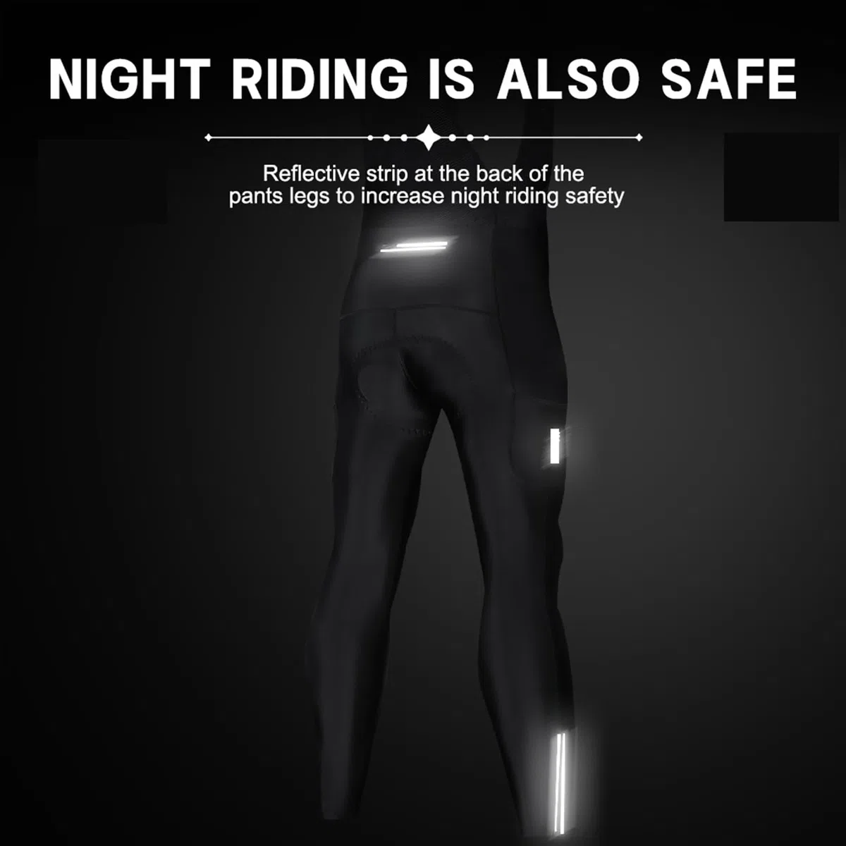 Salopette Ciclismo Uomo Pantaloni con bretelle termici da ciclismo invernali con tasca posteriore Pantaloni con bretelle caldi sportivi in ​​pile da uomo imbottiti in gel 5D Pantaloni con bretelle da