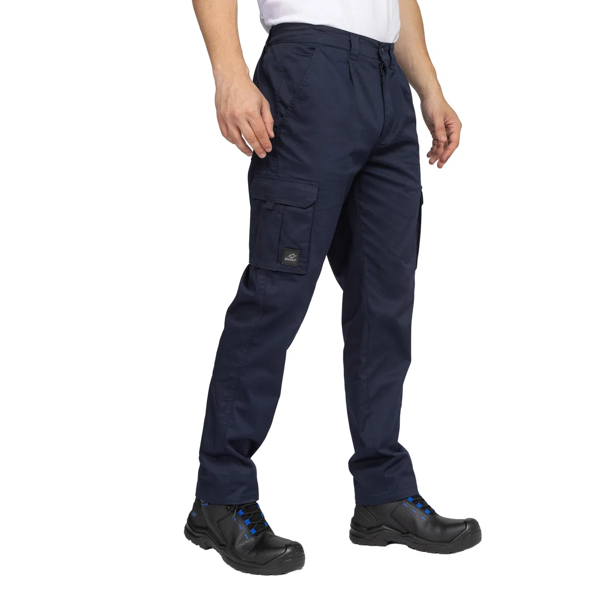 BWOLF Prime Cargo Pantaloni da Lavoro Uomo con Spandex, Elasticizzati Pantaloni Lavoro da Uomo Cotone - Poliestere - Spandex, S - 4XL