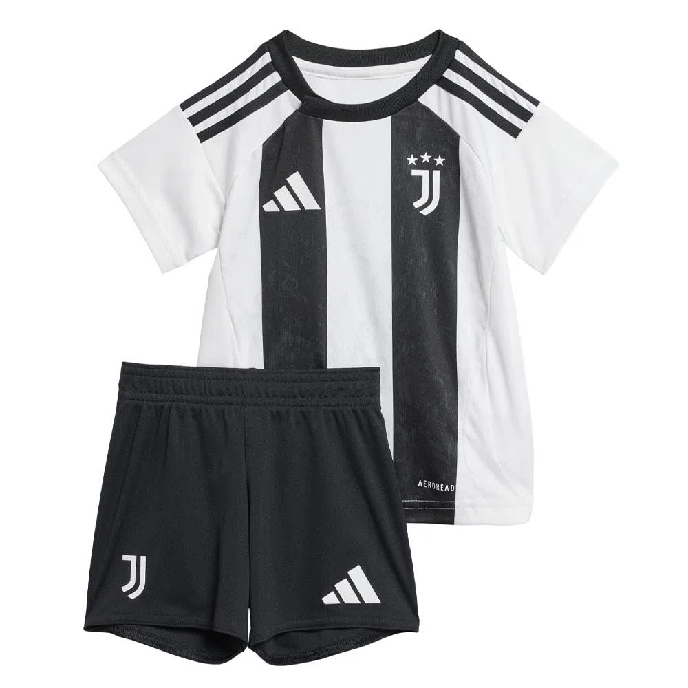 adidas Juventus Set Nero/Bianco Ragazzo 24/25