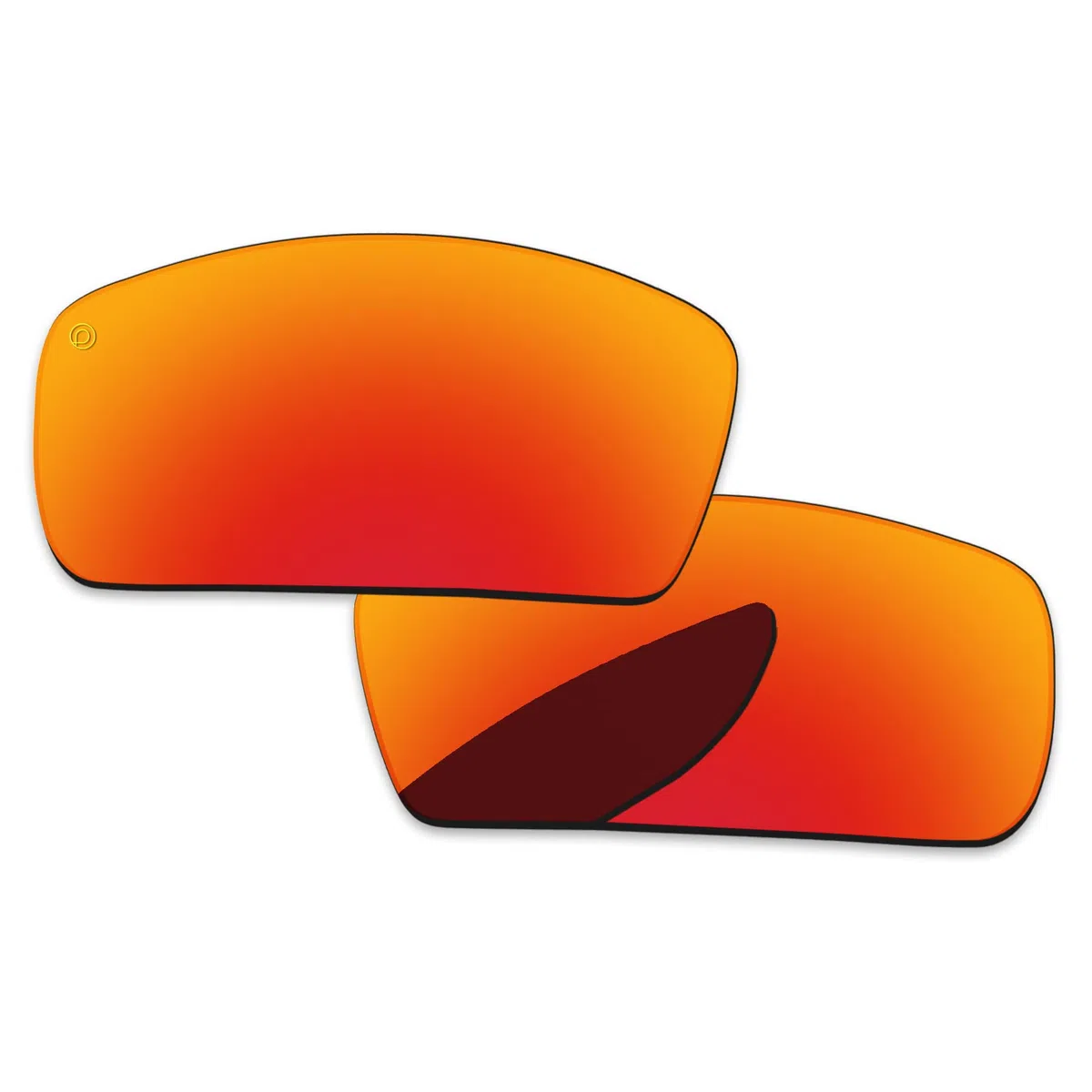 Sostituzione lenti per Oakley Canteen 2006, Pro+ Fire Red Polarizzato, Taglia unica