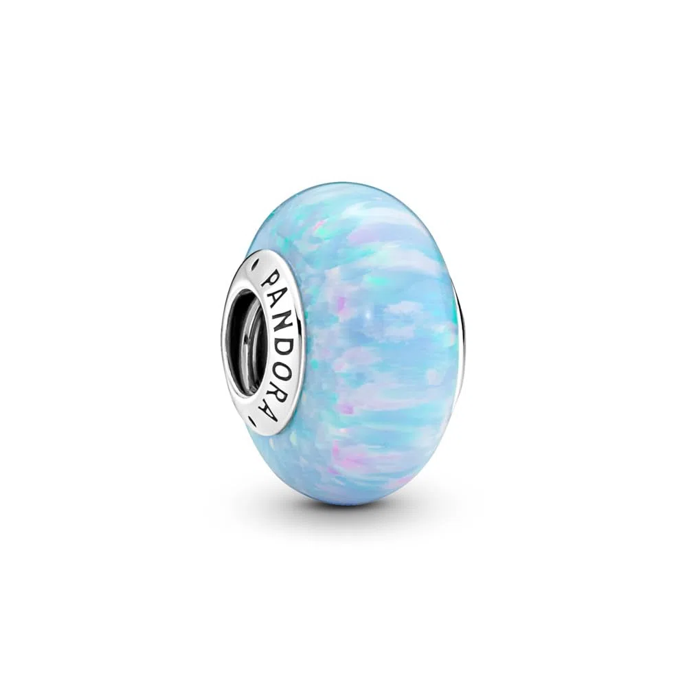 PANDORA Moments - Charm in argento sterling con opali creati in laboratorio