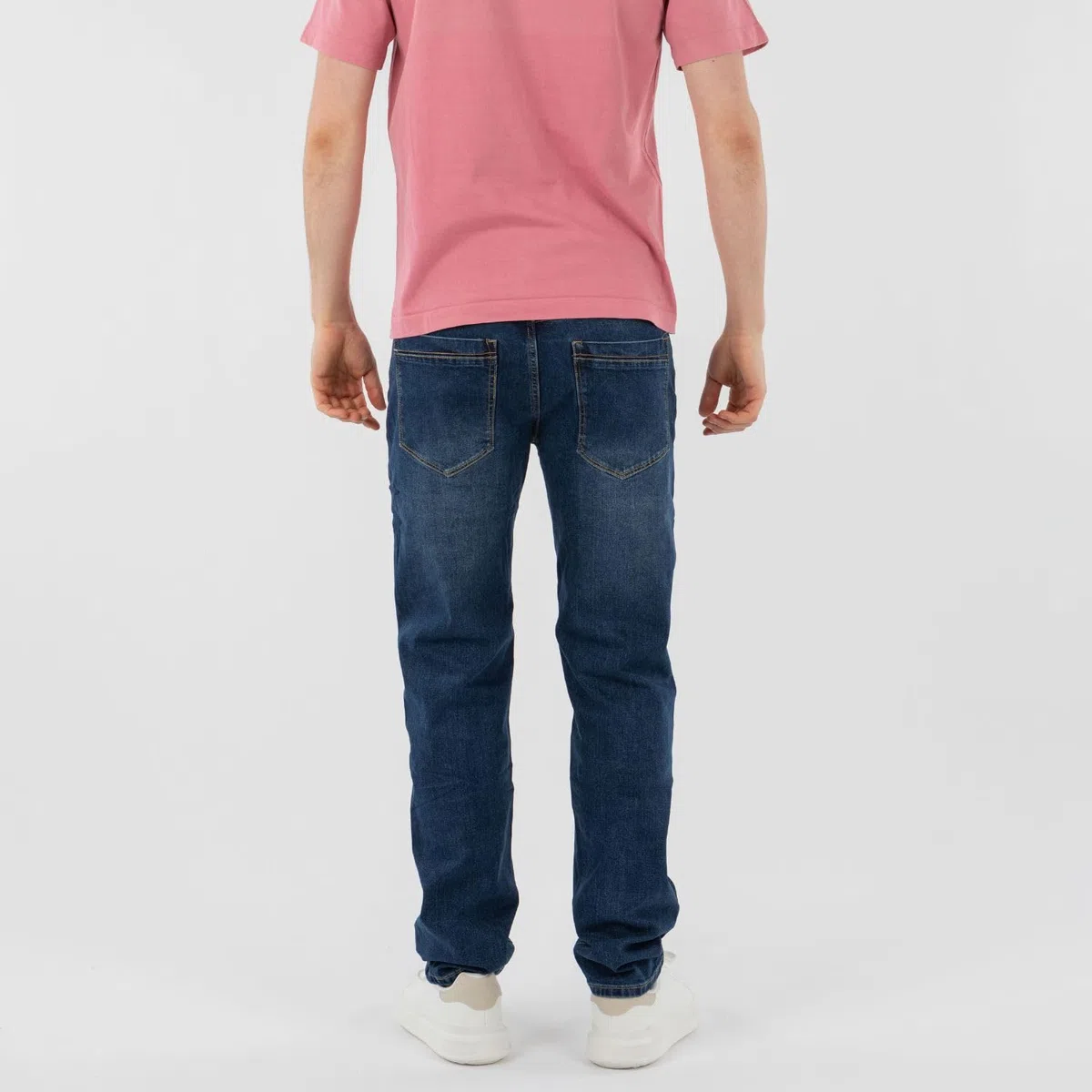 TONY BACKER - Jeans Uomo Regular Fit, Pantaloni Elasticizzati Comodi per Tempo Libero,Jeans da Lavoro Uomo, Stile Casual, Blu Jeans, Jeans Nero