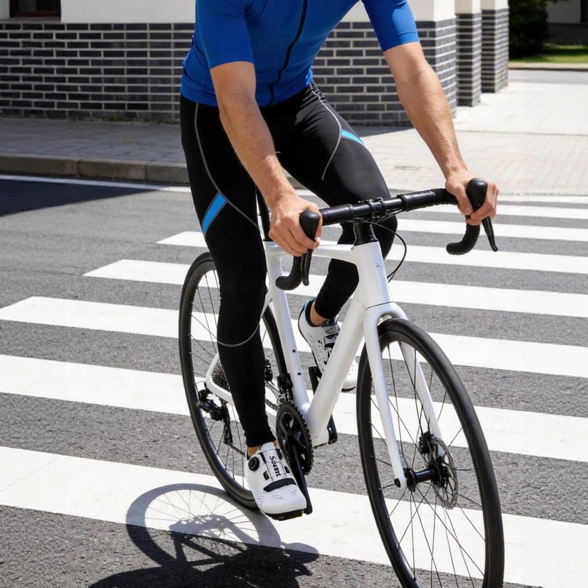 Santic Pantaloni Ciclismo Uomo Lunghi Imbottiti Pantaloni Ciclista Uomo Pantaloni Bici