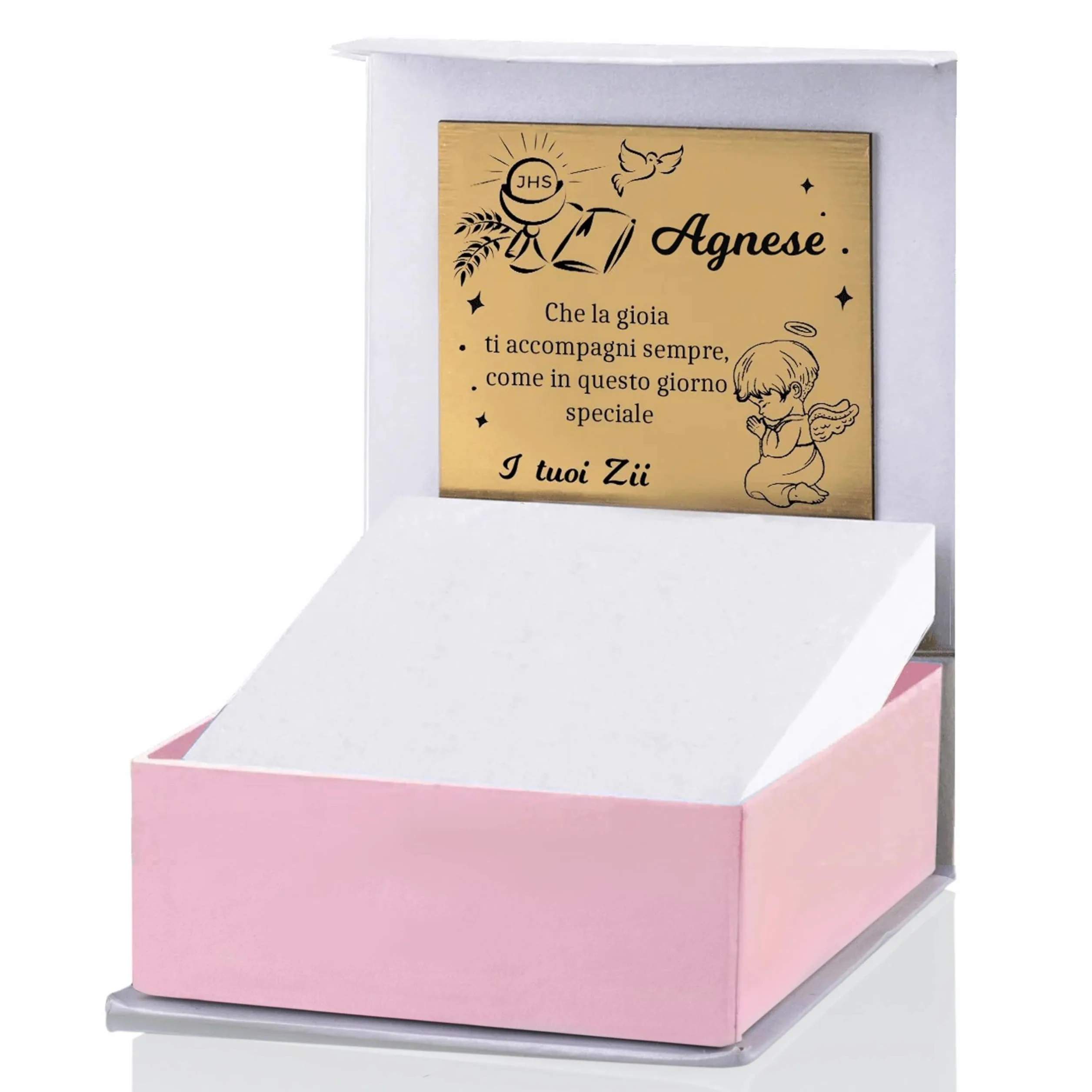 Sakrami Bracciale Rosary in Argento 925 con Orsetto Teddy Smaltato e Piastrina Incidibile per Bambini Kids Collection Regalo Personalizzato - Braccialetto per Nascita Comunione Battesimo Compleanno