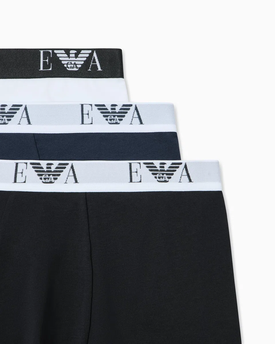 Emporio Armani 3-Pack Trunk Bermuda Uomo