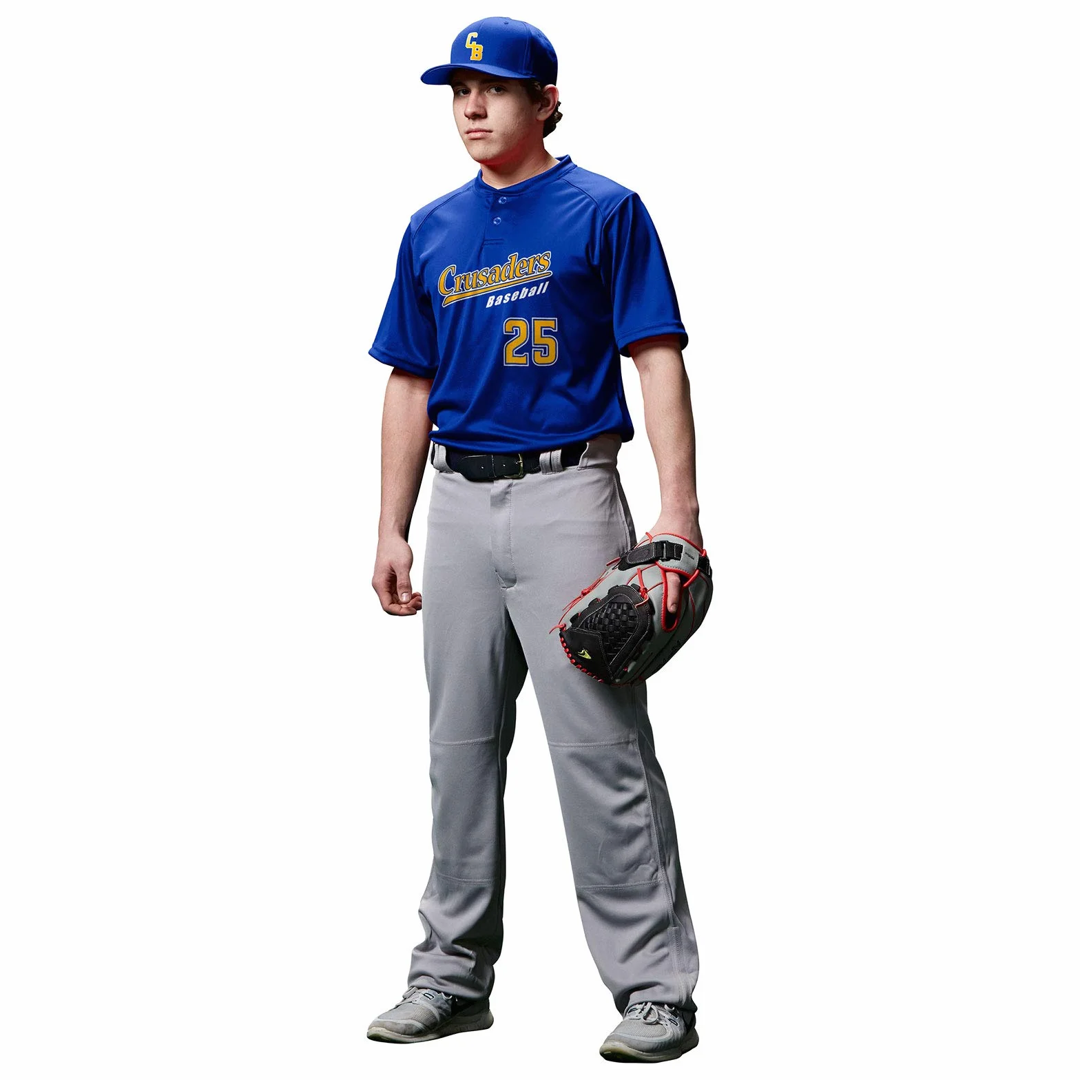 Champro - MVP OB Open Bottom Loose-Fit Baseball Pants, MVP - Pantaloni da Baseball con Fondo Aperto Uomo