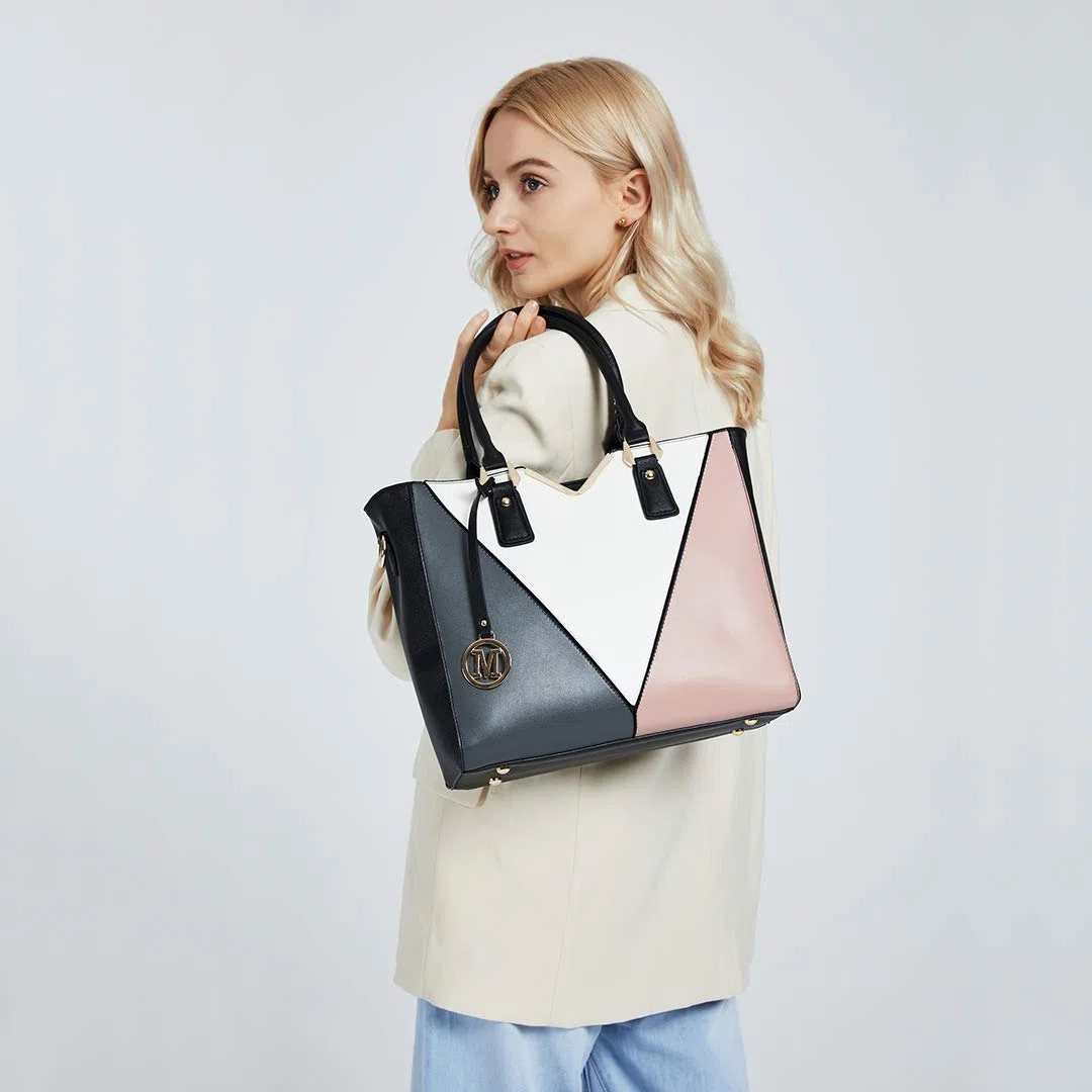 Miss Lulu Borsa Tote Donna Elegante, Borsa Tracolla Donna Grande, Borse a Mano Spalla Con Tracolla Regolabile, Impermeabile