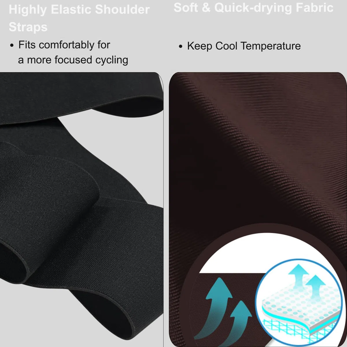 Lo.gas Pantaloncini da Ciclismo su Strada da Uomo con fondello Imbottito e 3 Tasche,Traspiranti,ad Asciugatura Rapida,Elasticizzati,dalla vestibilità Aderente, Ideali per Bici da Strada e Gravel